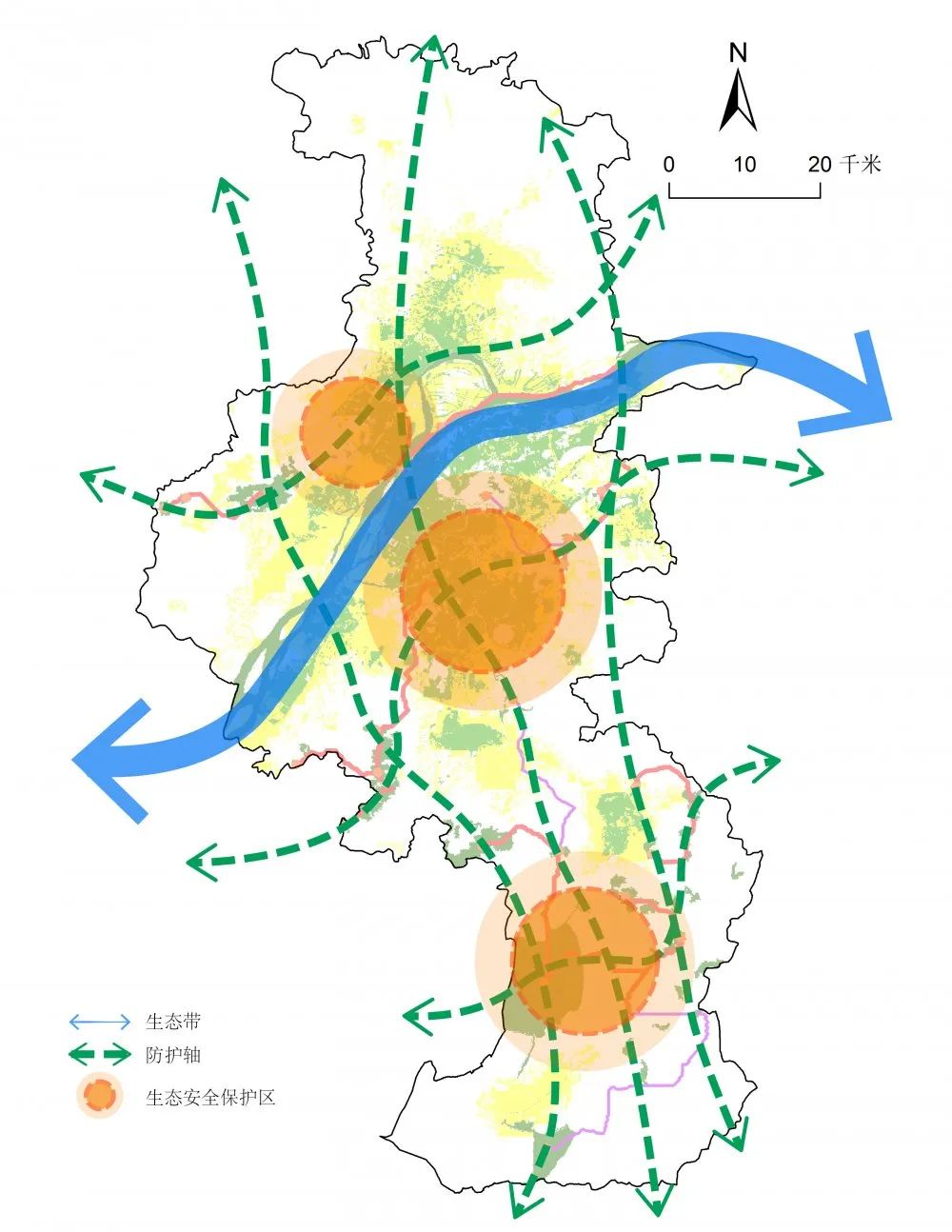 国土空间总体规划中生态保护格局构建的思考—以南京市为例