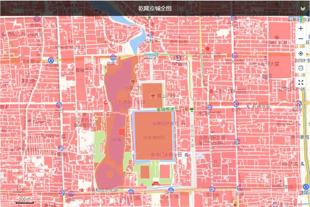 乾隆京城全图 | 数字化 X 1750年 X GeoHey