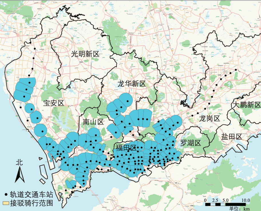 轨道交通车站周边建成环境对骑行的影响:深圳ofo数据实证研究 轨道交通车站周边建成环境对骑行的影响:深圳ofo数据实证研究