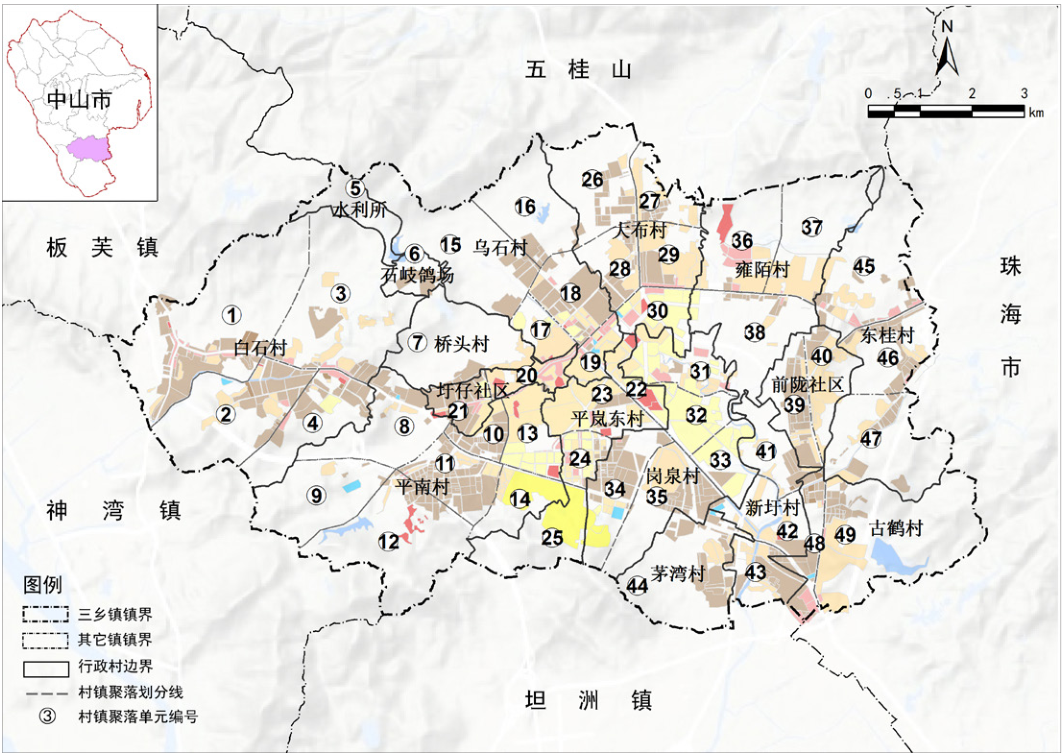 村镇聚落网络联系的手机信令探索——以中山三乡镇为例