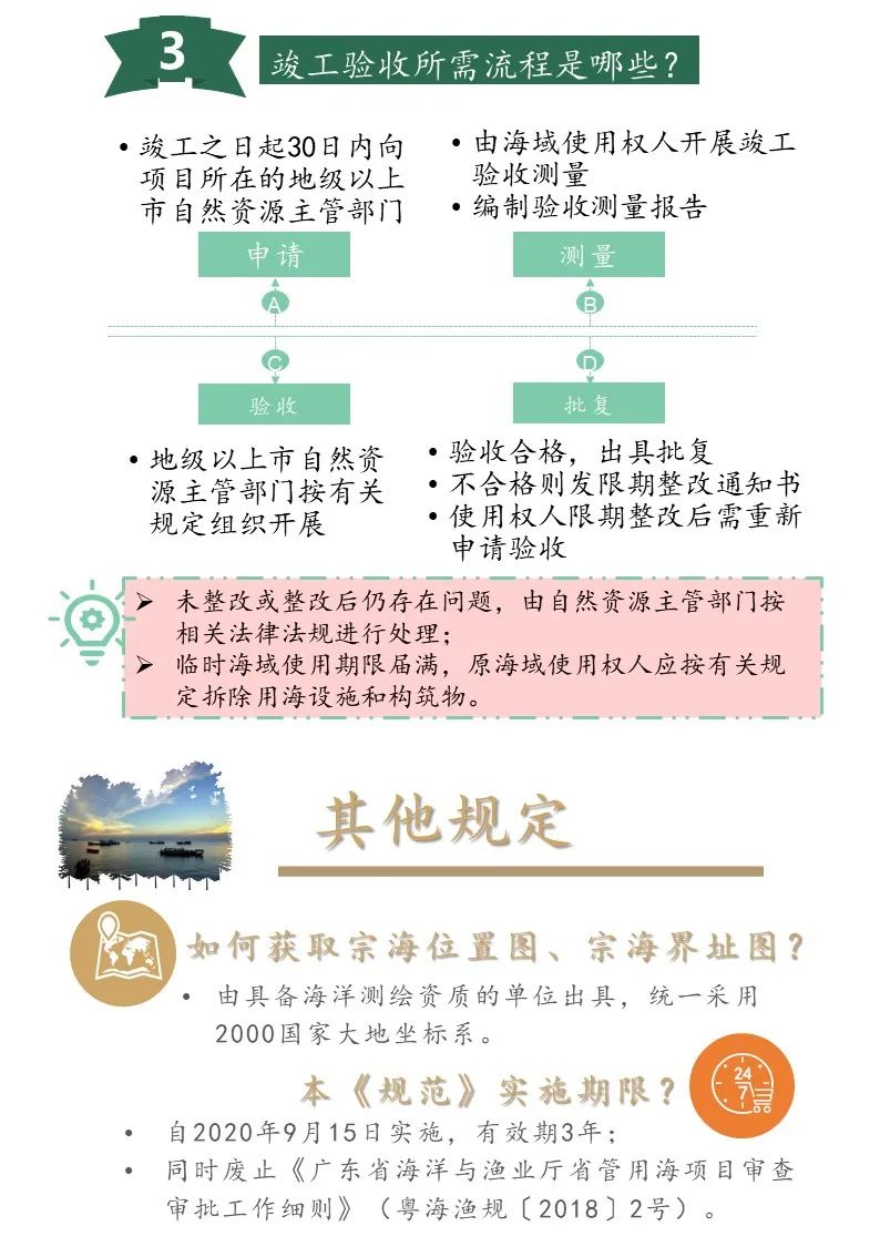 图解：《广东省自然资源厅省管用海项目审查审批工作规范》