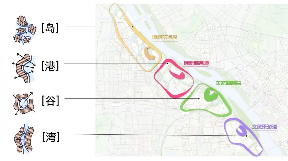 滨水地区规划 | 特色导向下新城发展路径探索 ——长沙市望城区滨江地带总体城市设计