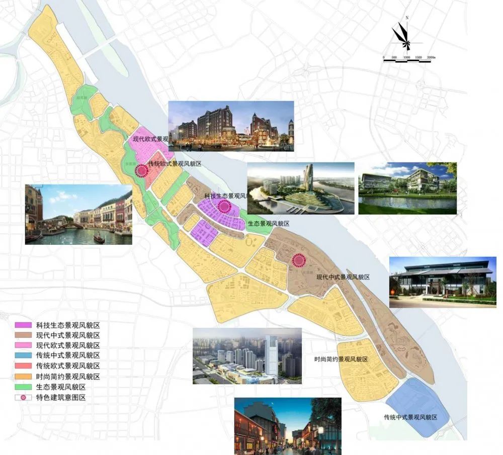 滨水地区规划 | 特色导向下新城发展路径探索 ——长沙市望城区滨江地带总体城市设计