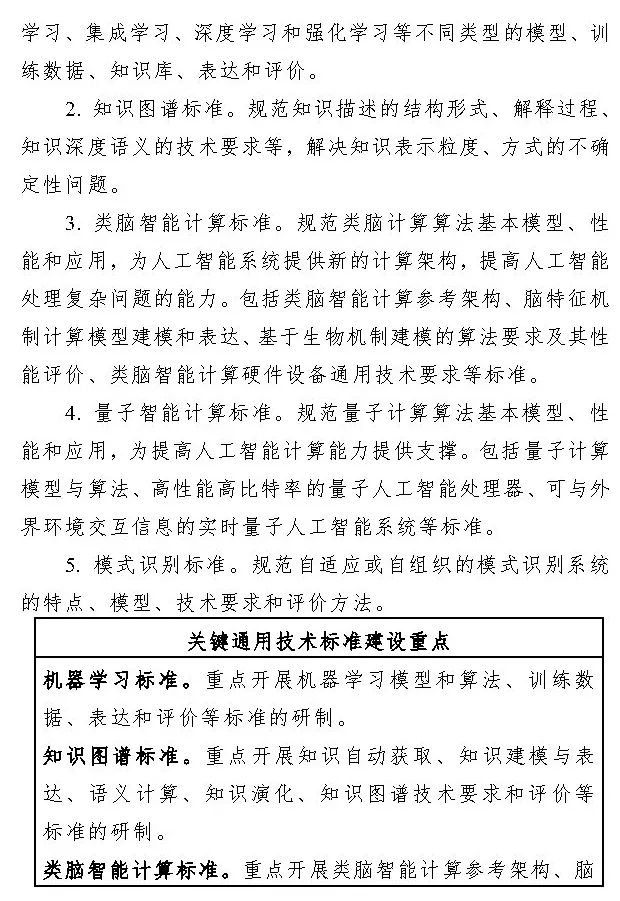政策︱工信部等五部门联合印发《国家新一代人工智能标准体系建设指南》