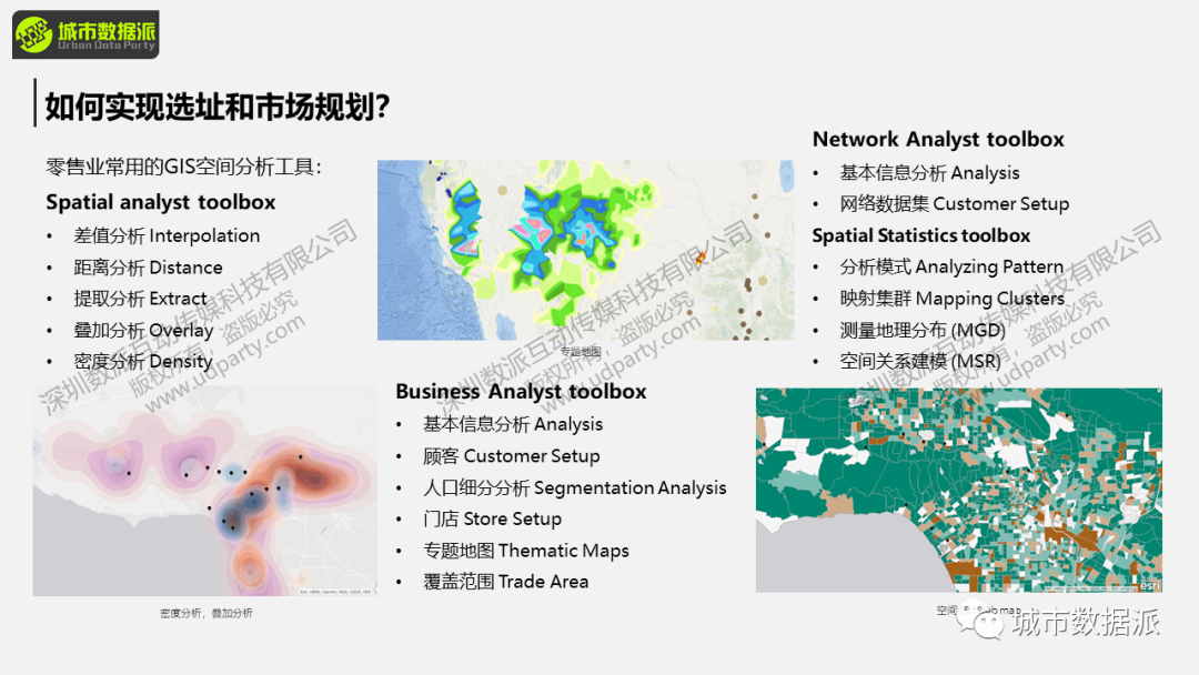 【大咖直播讲座】基于GIS的商业智能决策、选址与可视化丨城市数据派