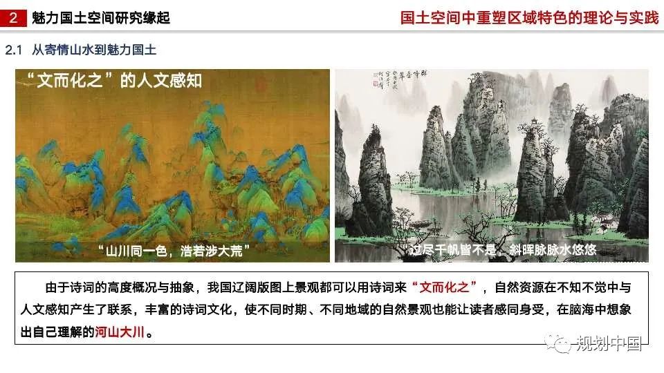 国土空间中区域特色重塑的理论与实践