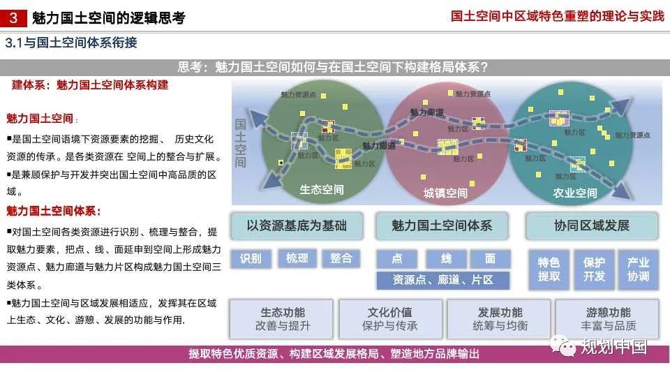 国土空间中区域特色重塑的理论与实践