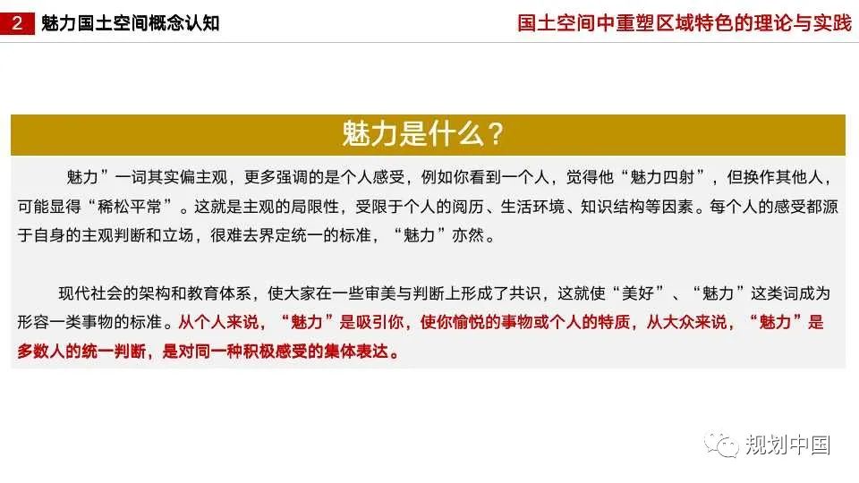国土空间中区域特色重塑的理论与实践
