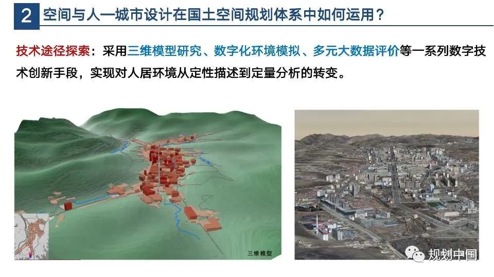 国土空间规划编制中人与空间关系相关问题探讨