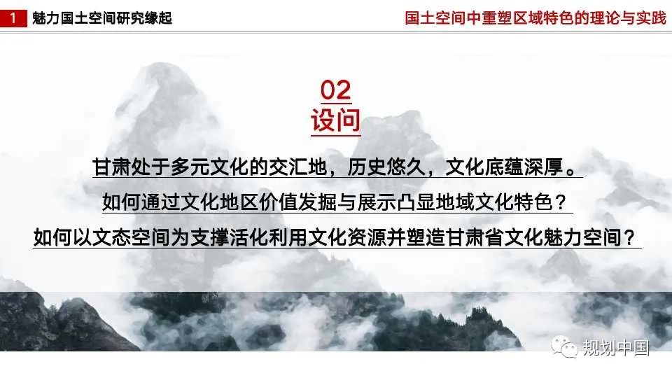 国土空间中区域特色重塑的理论与实践