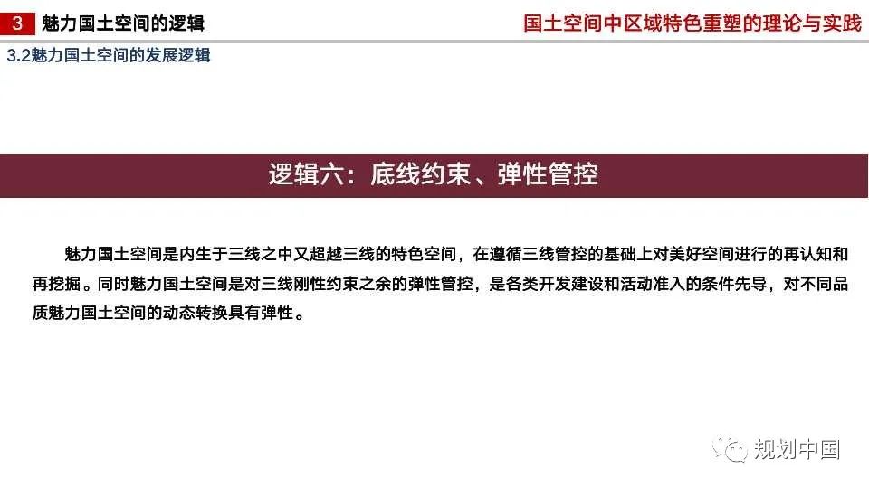 国土空间中区域特色重塑的理论与实践