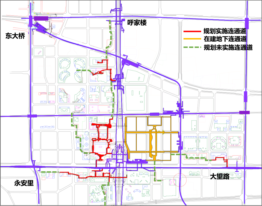 立体城市 | 北京商务中心区(CBD)地下步行系统规划实施评估与关键性问题探讨