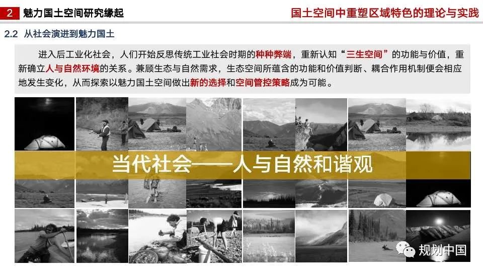 国土空间中区域特色重塑的理论与实践