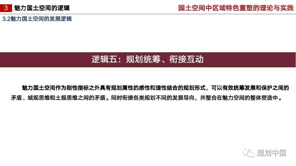 国土空间中区域特色重塑的理论与实践