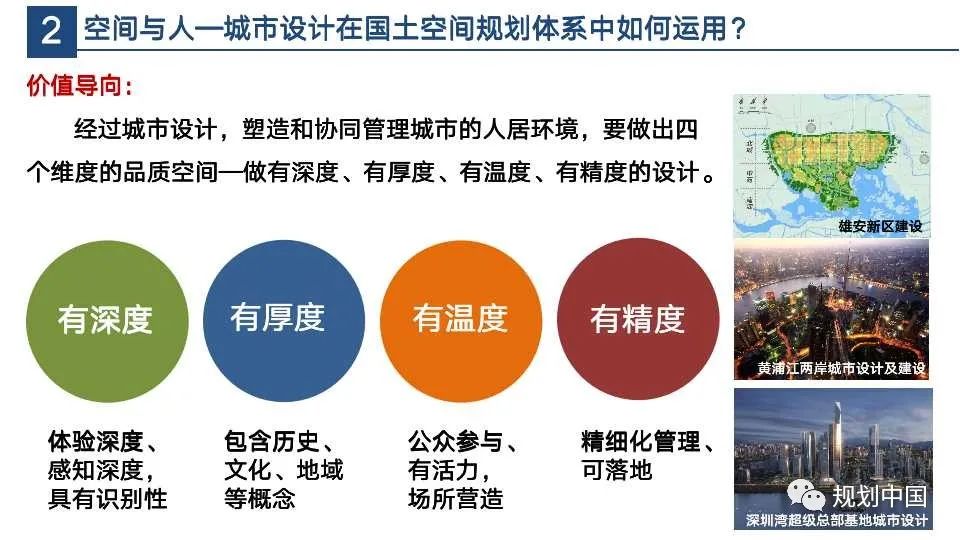 国土空间规划编制中人与空间关系相关问题探讨