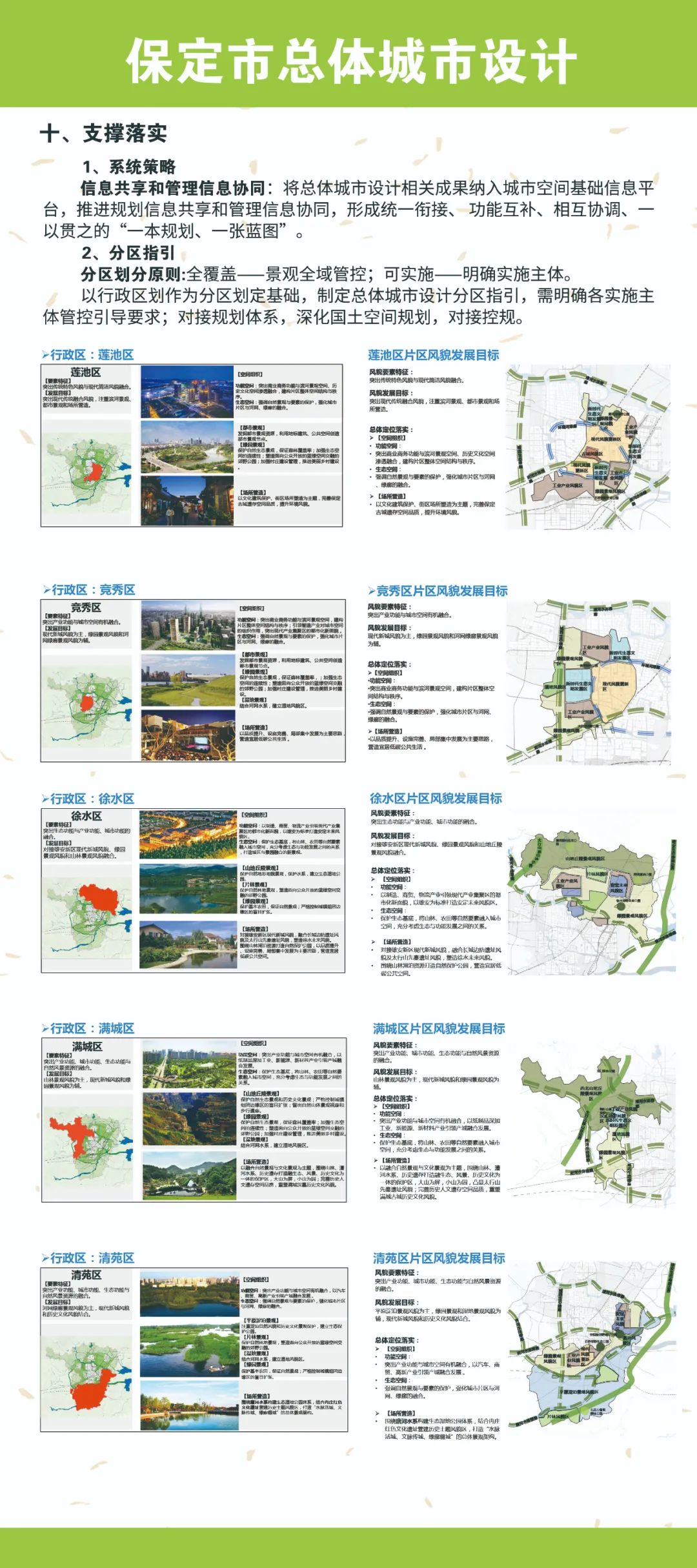 总体城市设计：结合国土空间总体规划编制，对标对表雄安新区，保定市总体城市设计（草案）公布