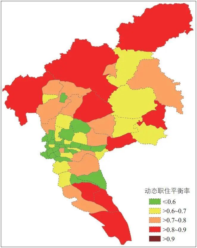 广州市职住平衡测度及关联性实证研究 广州市职住平衡测度及关联性实证研究