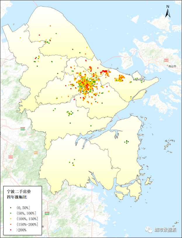 哪里房价涨幅最高？基于时空大数据的宁波市二手房价分析丨城市数据派