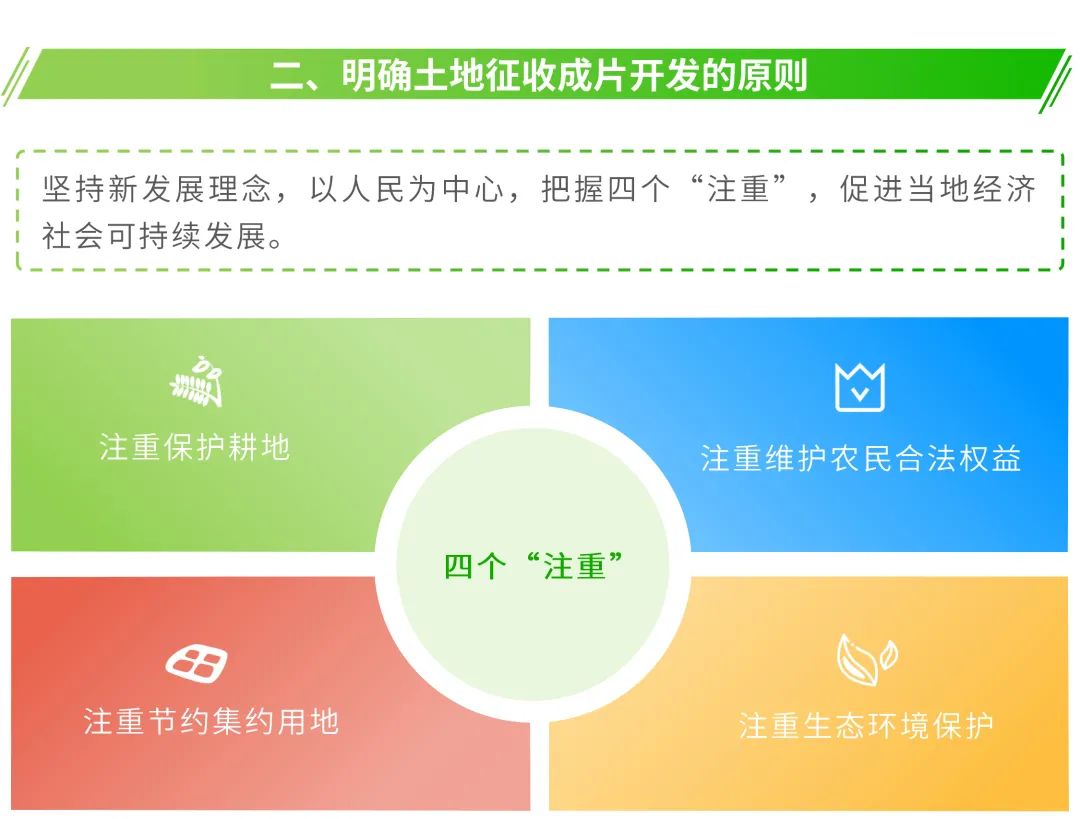 图解：土地征收成片开发正式出台标准，划定四大禁区