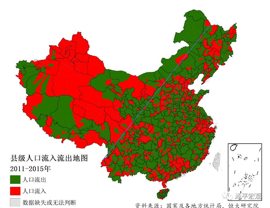 中国人口大迁移：3000个县全景呈现