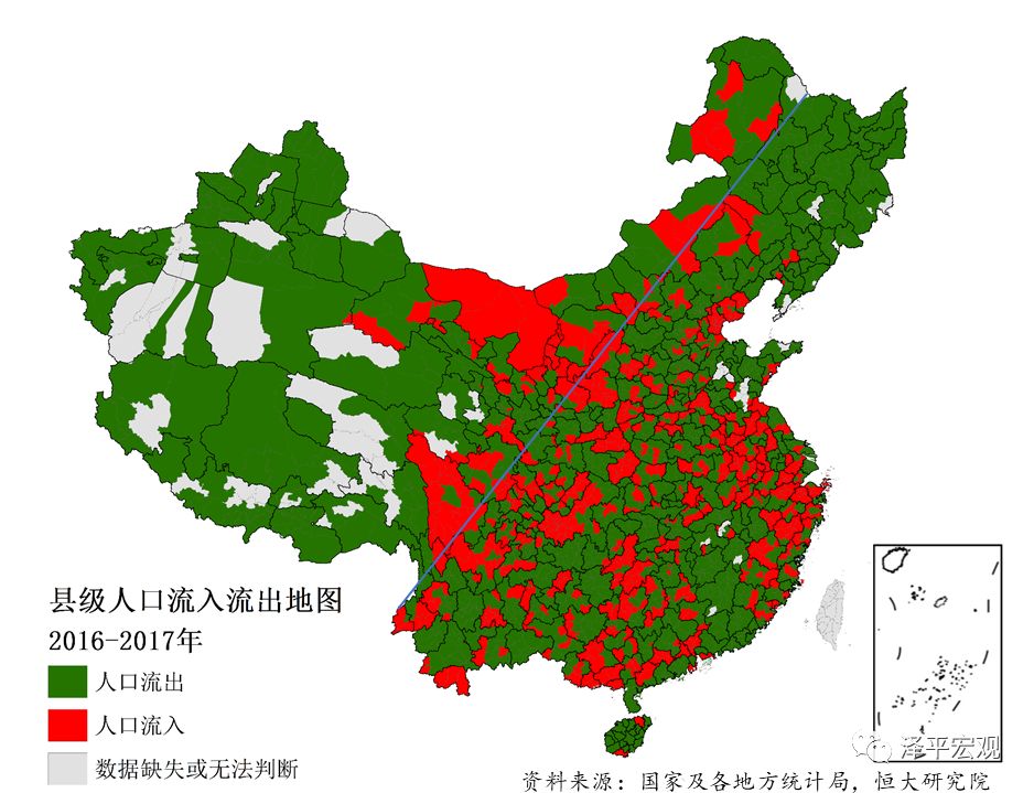 中国人口大迁移：3000个县全景呈现