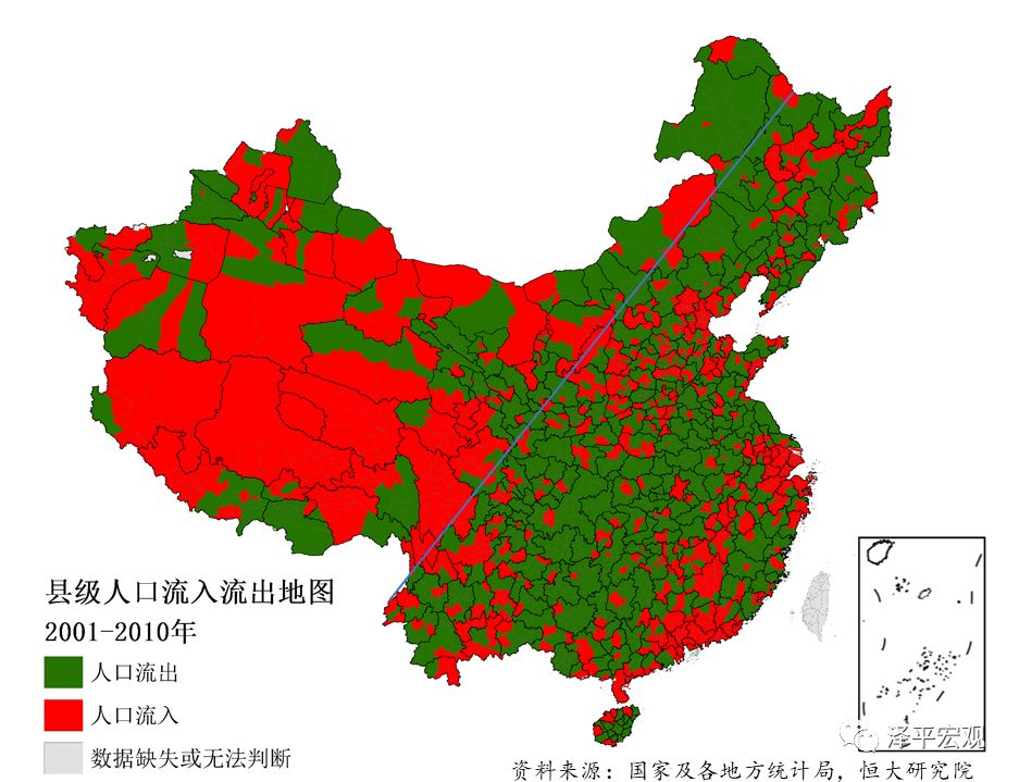 中国人口大迁移：3000个县全景呈现