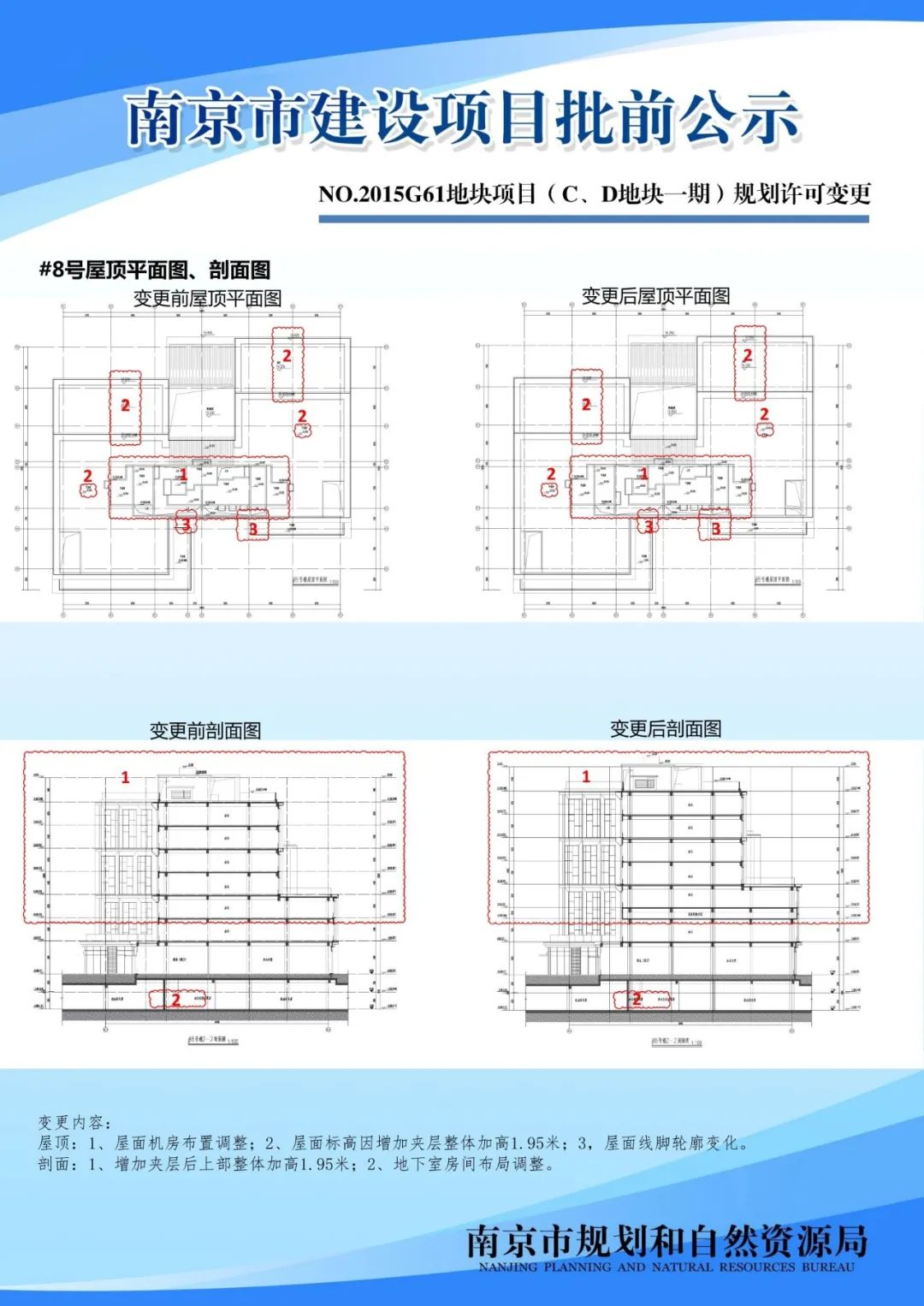 NO.2015G61地块项目（C、D地块一期）规划许可变更