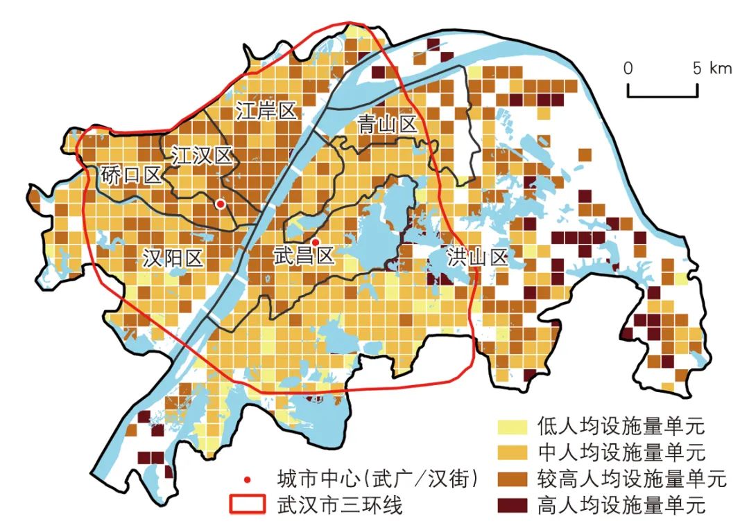 【文章导读】城市基本公服设施数量与多样性空间配置研究——以武汉市主城区为例 【文章导读】城市基本公服设施数量与多样性空间配置研究——以武汉市主城区为例