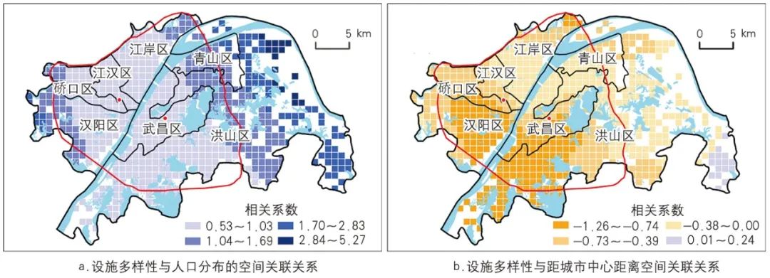 【文章导读】城市基本公服设施数量与多样性空间配置研究——以武汉市主城区为例