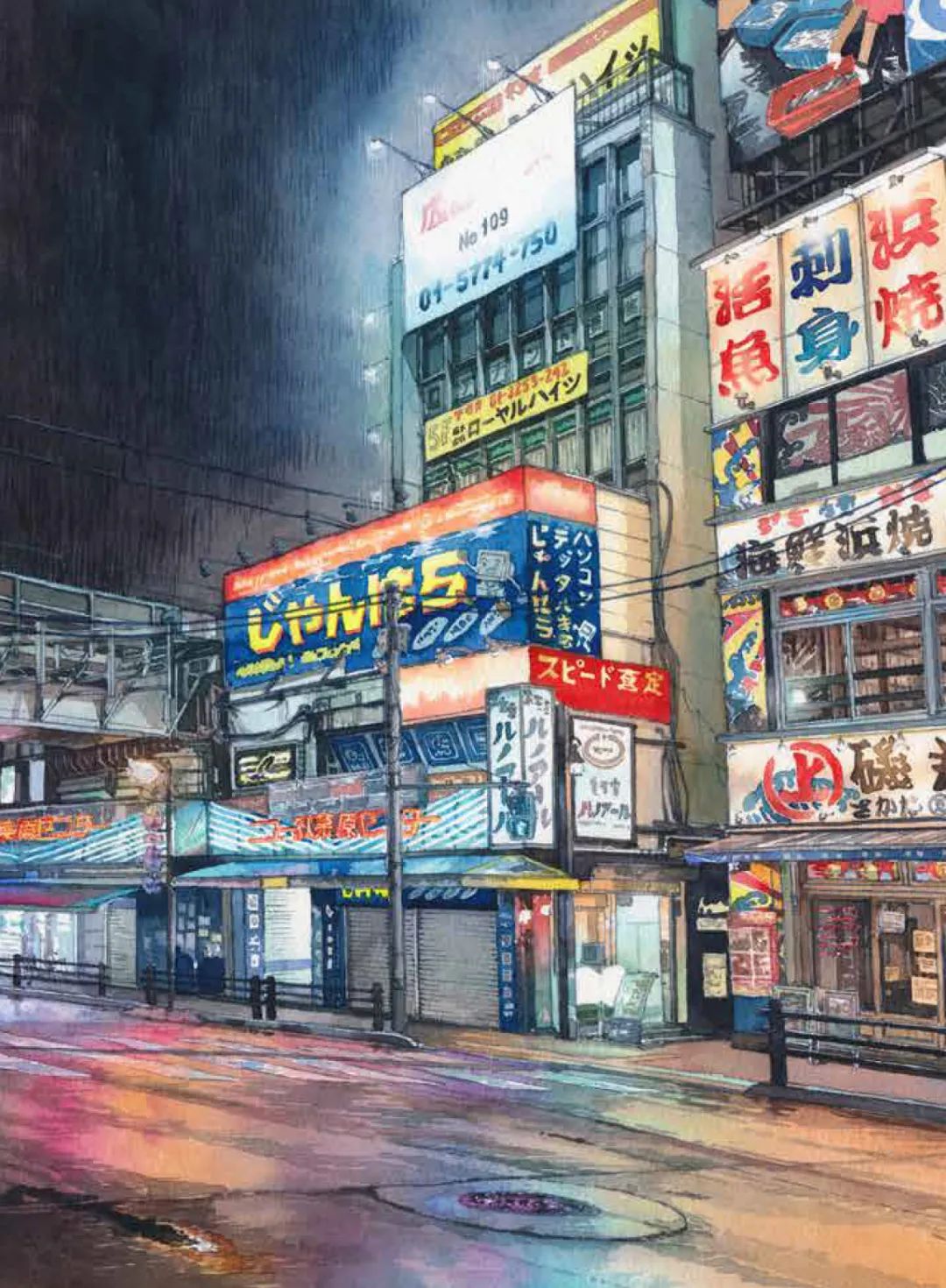 新海诚御用画师,画出99%人没见过的东京夜景 新海诚御用画师,画出99%人没见过的东京夜景