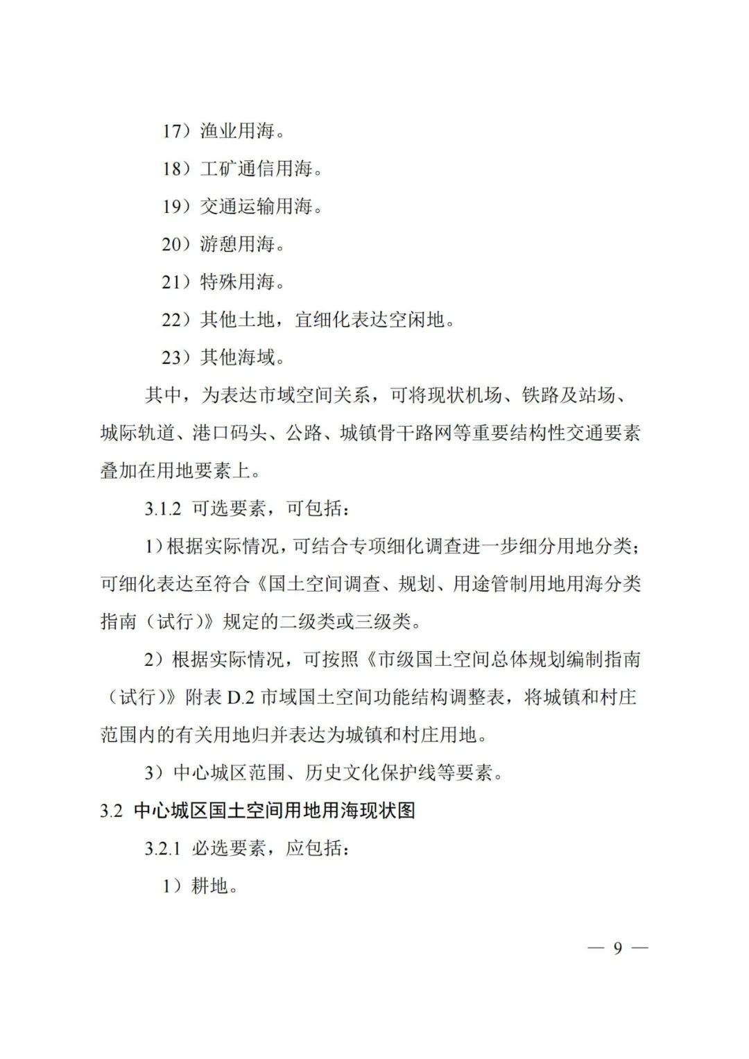 市级国土空间总体规划制图和数据库规范来了