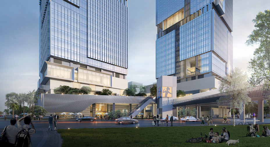 与城市互动的开放性城市综合体——欧昊集团总部大楼