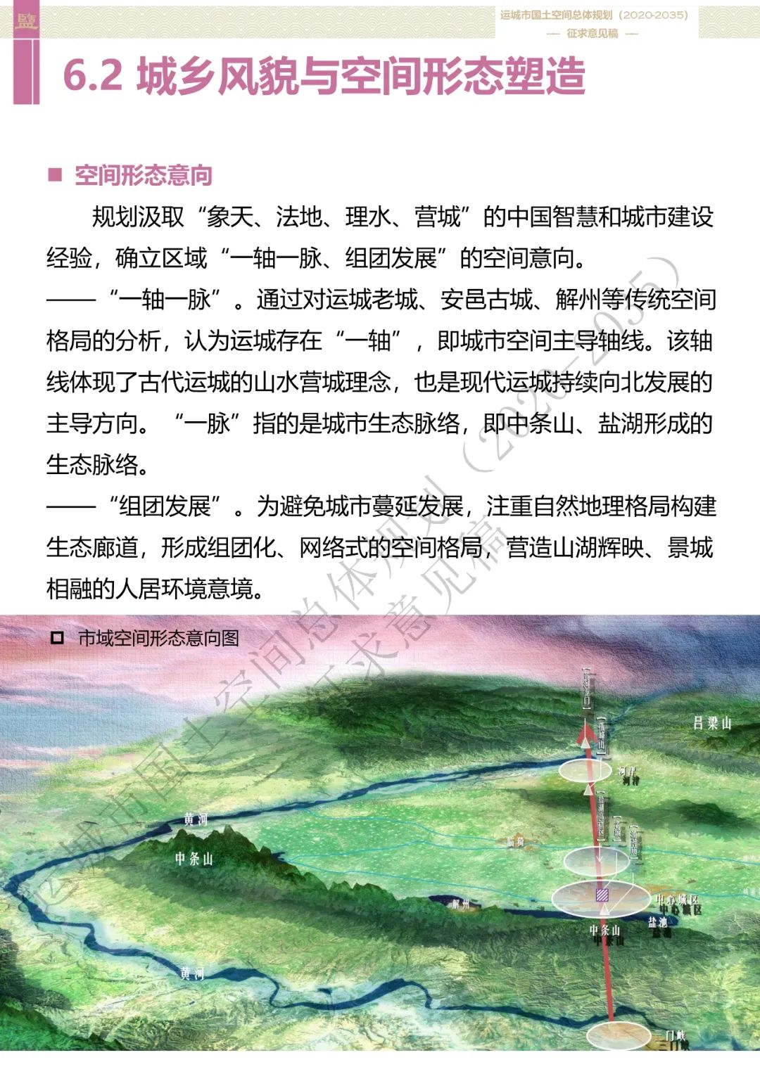 市级案例：运城市国土空间总体规划（2020-2035年）（征求意见稿）