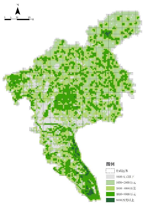 广州市生态空间评估方法与格局构建
