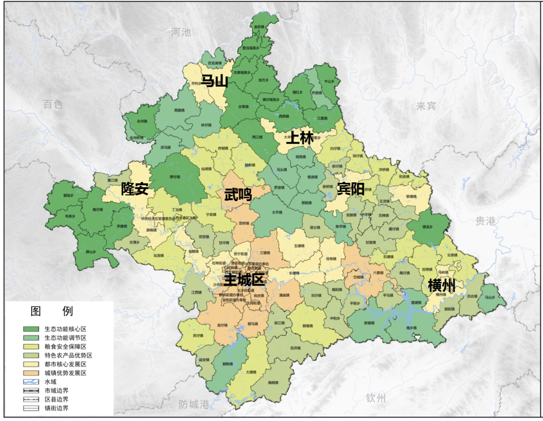市级国土空间总体规划中主体功能区细化与传导思路探索——基于南宁市的实践与思考