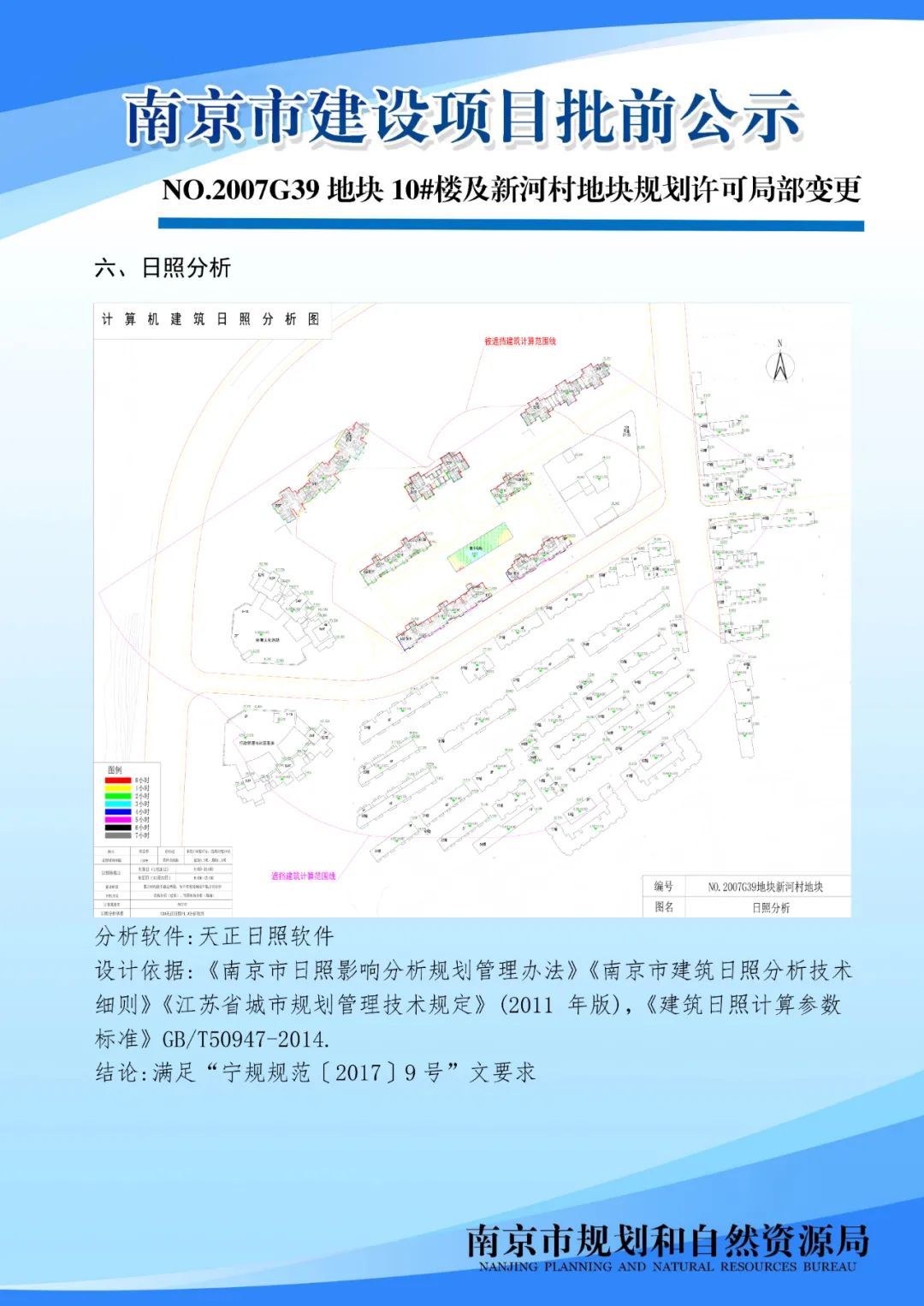 NO.2007G39地块10#楼及新河村地块规划许可局部变更批前公示