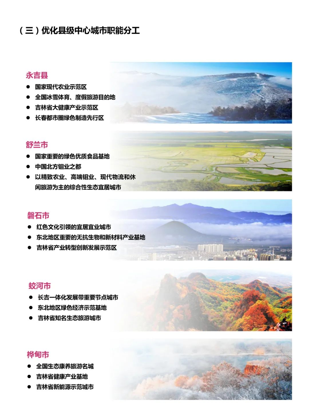 吉林市国土空间总体规划（2021-2035）（草案）公众征求意见版