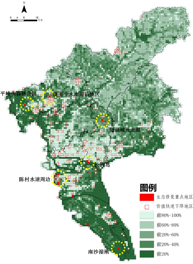 广州市生态空间评估方法与格局构建