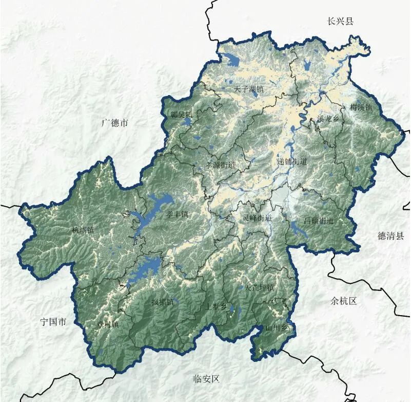 “绿水青山就是金山银山”理念发源地，浙江安吉国土空间总体规划公示