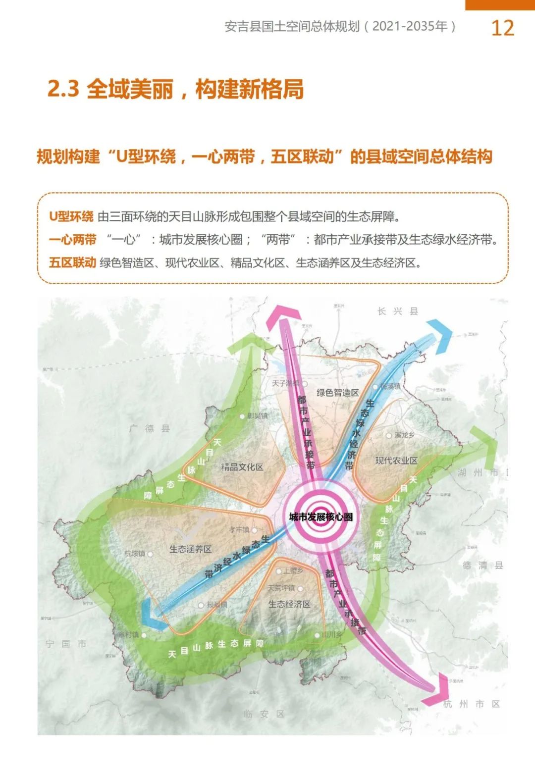 “绿水青山就是金山银山”理念发源地，浙江安吉国土空间总体规划公示