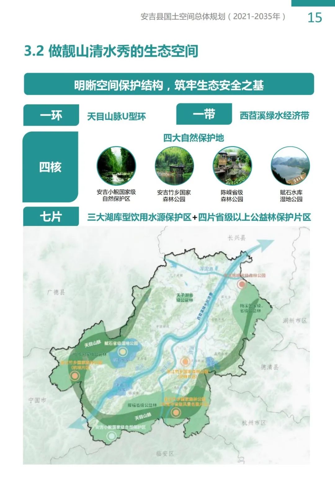 “绿水青山就是金山银山”理念发源地，浙江安吉国土空间总体规划公示