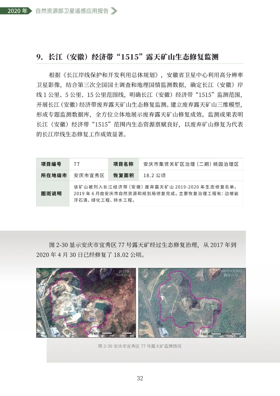自然资源部发布2020年卫星遥感应用报告