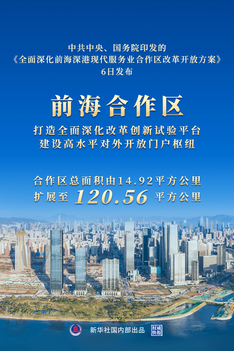 又一重磅方案出台!我国将全面深化前海合作区改革开放 又一重磅方案出台!我国将全面深化前海合作区改革开放
