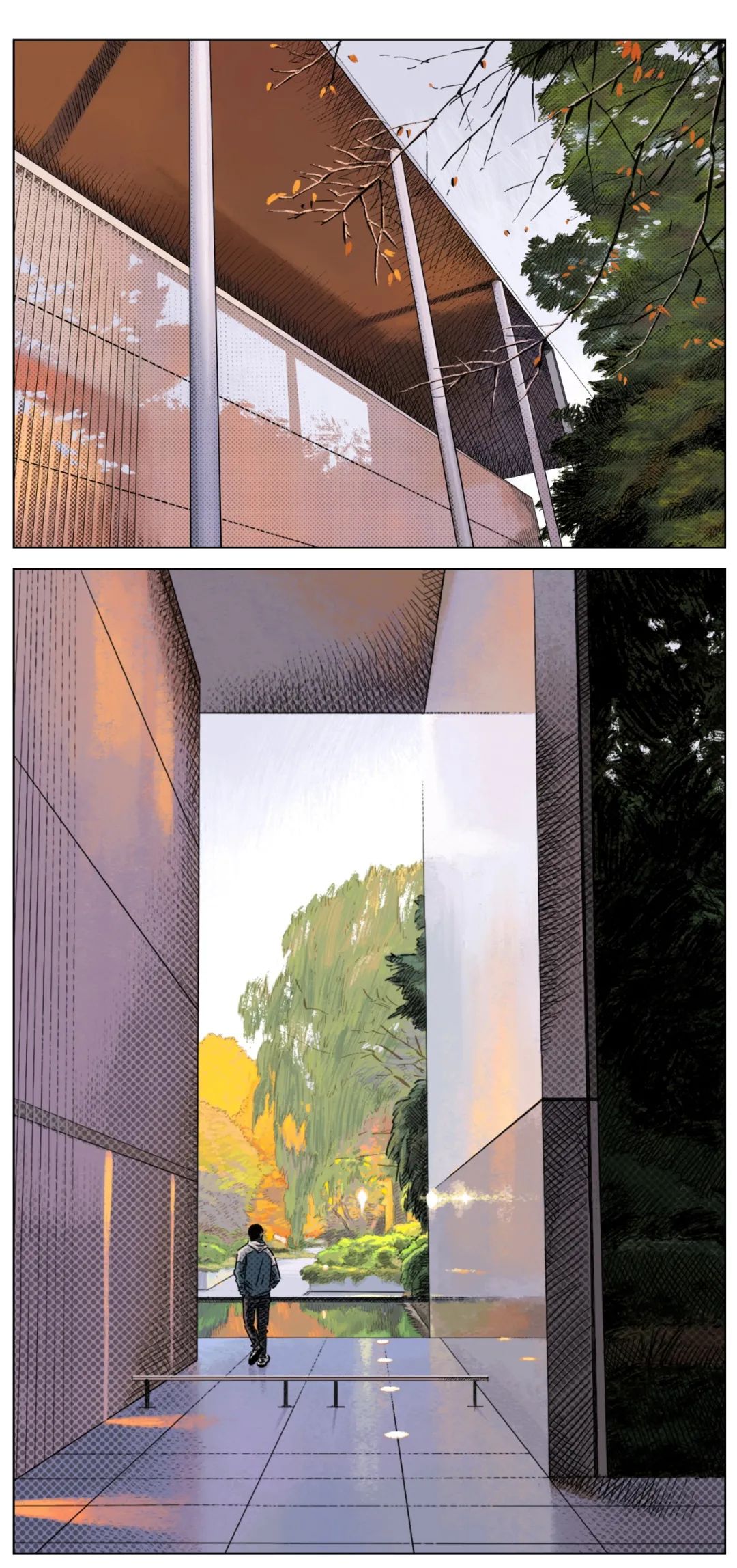 法隆寺宝物馆 | 建筑漫画