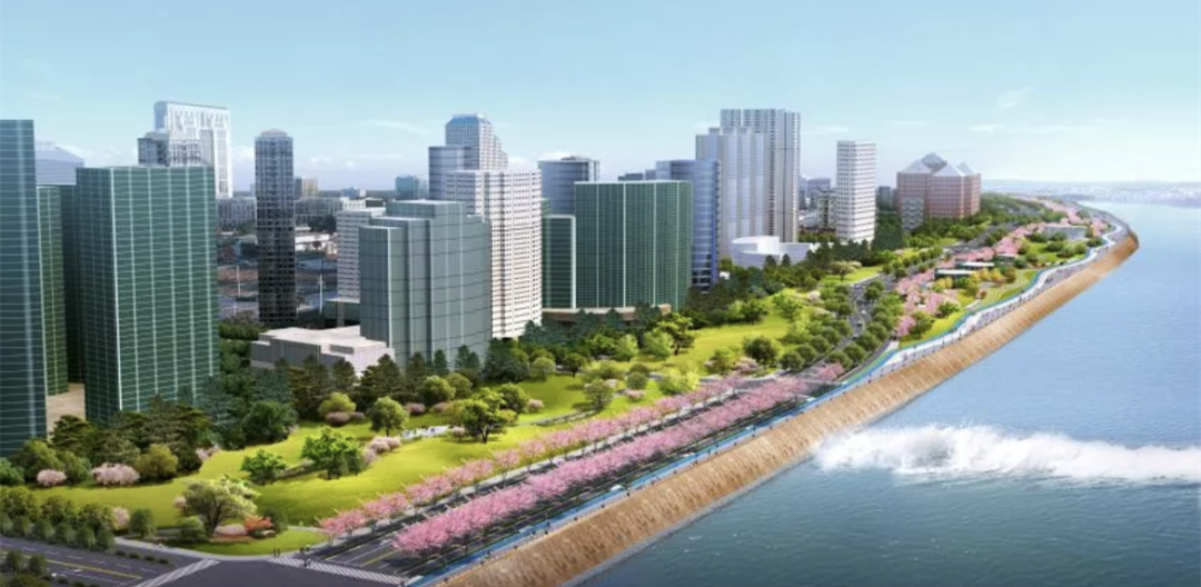 城市形象光景新 确权登记在进行：智慧新天地沿江绿化及周边整治工程