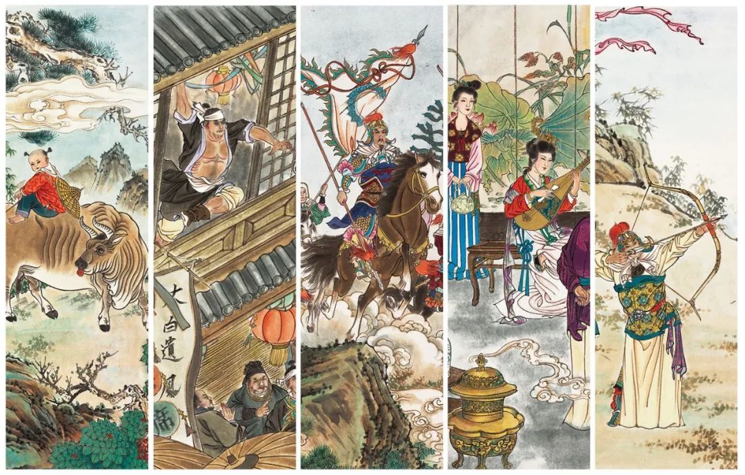 传世彩绘四大名著，古今大师绘就，每一笔都是故事，珍藏传家