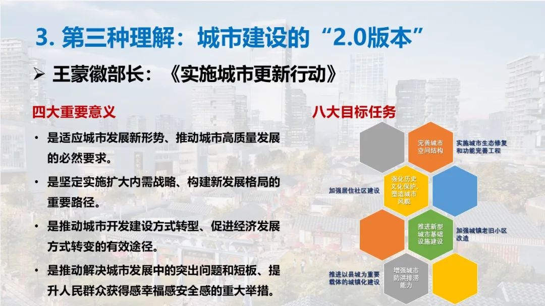 王富海:如何理解推进城市更新行动 王富海:如何理解推进城市更新行动