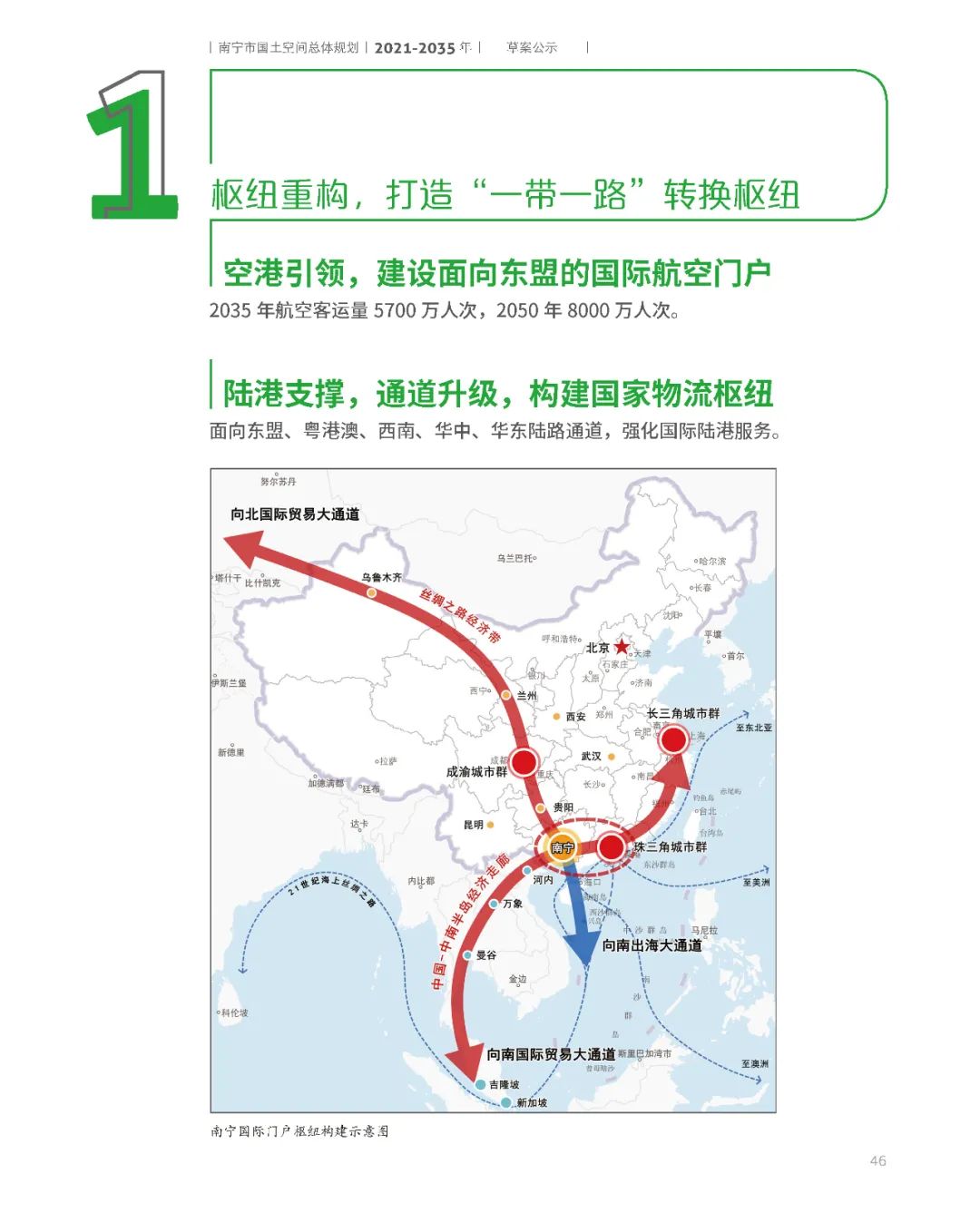 南宁市国土空间总体规划（2021-2035年）草案公示