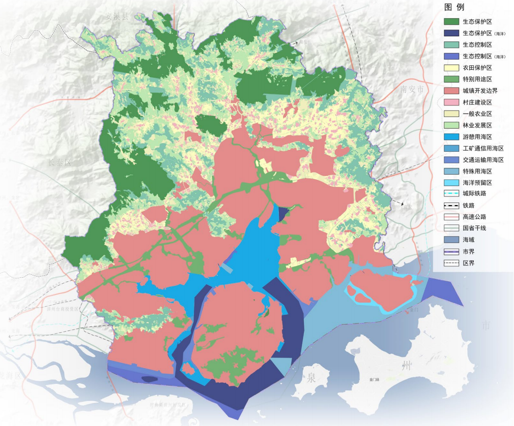 最新发布：厦门市国土空间总体规划（2020-2035年）草案公示