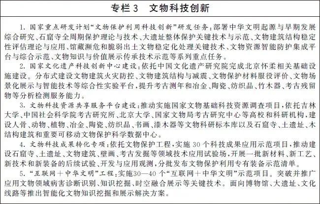 科技创新驱动,守护中华文脉 | 国办印发“十四五”文物保护和科技创新规划 科技创新驱动,守护中华文脉 | 国办印发“十四五”文物保护和科技创新规划
